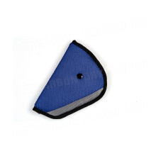 (Blue) Car Safe Fit Seat Belt Adjuster Triangle Child Car Safety Belt Adjuster