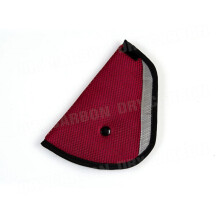 (Red) Car Safe Fit Seat Belt Adjuster Triangle Child Car Safety Belt Adjuster