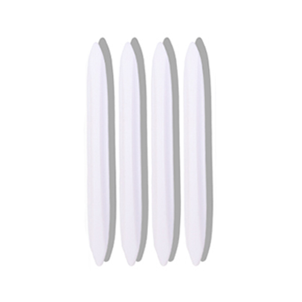 (4Pcs ) Universal Car Soft Rubber Bumper Protectors Car Door Edge Guards Guard White 9486291583094