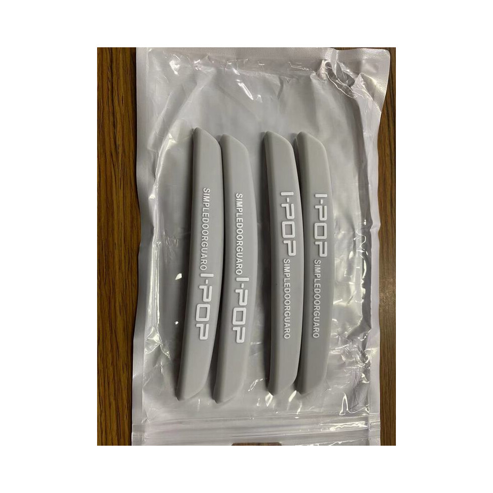 (-4Pcs) 6/4Pcs Car Door Edge Protection Guards Buffer Trim Molding Protection Grey 9486291583612
