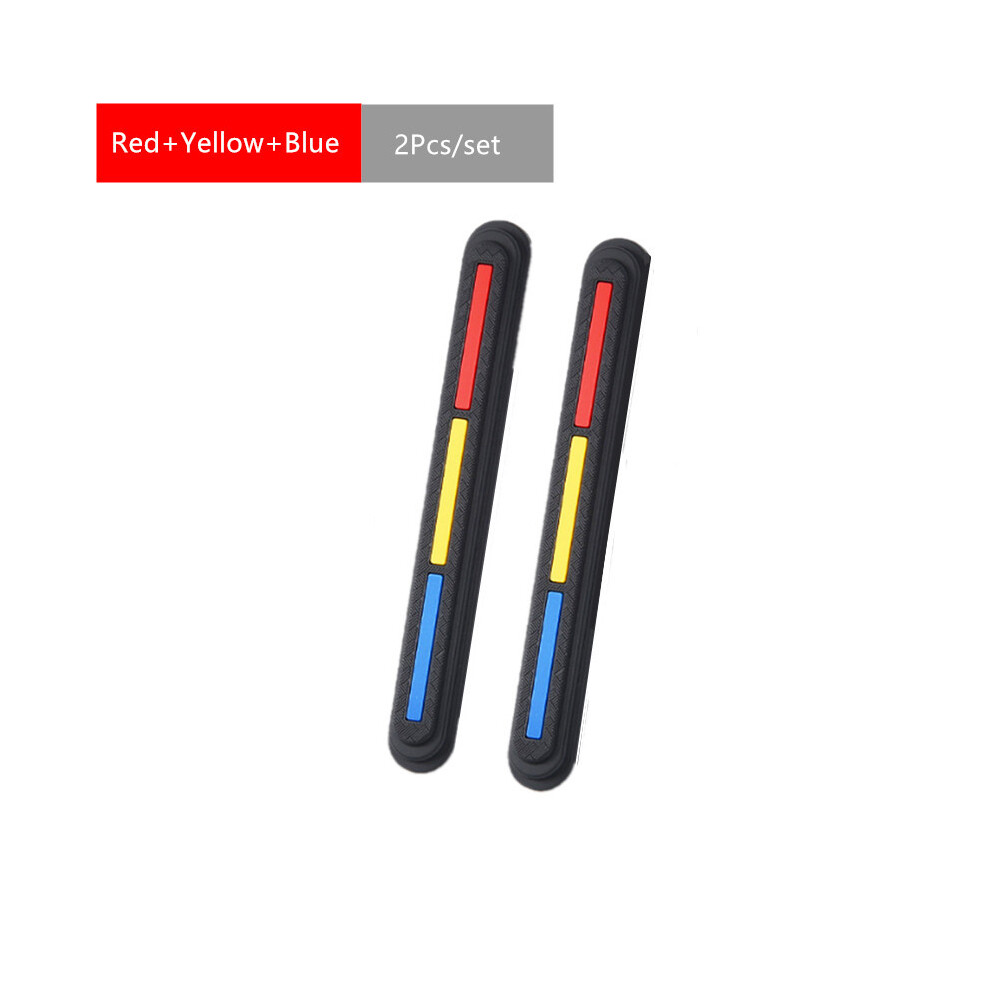 (2Pcs D) 2/4Pcs Car Door Anti-Collision Strip Auto Door Edge Bumper Protector Strip 9486291585104
