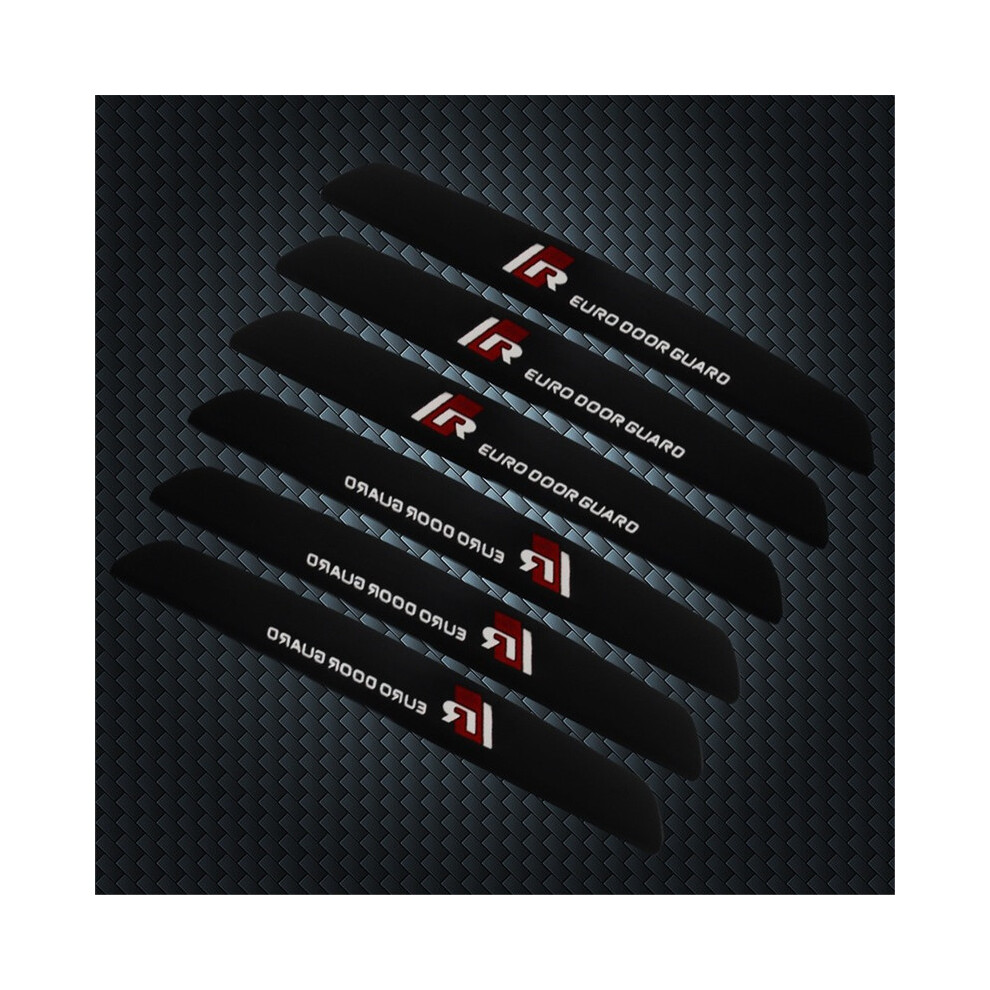 (C) 6Pcs Auto Car Door Edge Protection Guards Anti-Collision Strip Trim Scratch 9486291585210