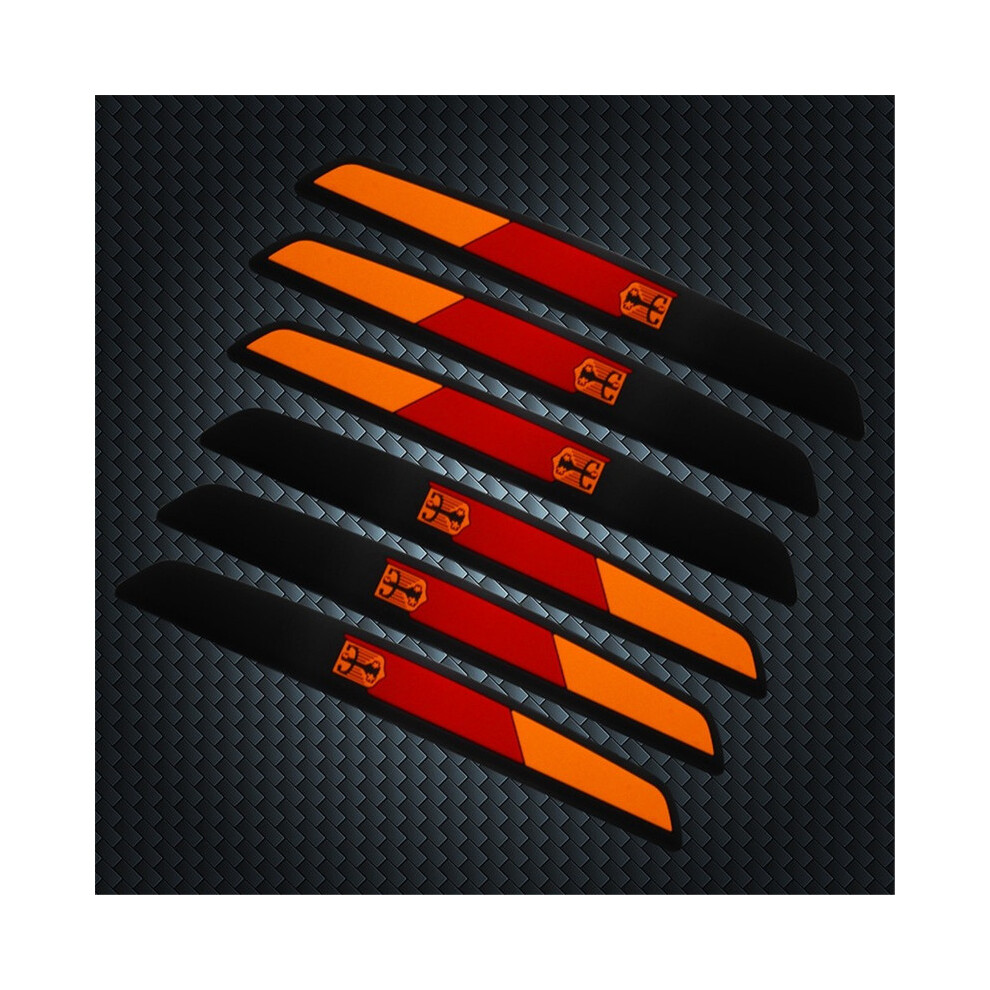 (F) 6Pcs Auto Car Door Edge Protection Guards Anti-Collision Strip Trim Scratch 9486291585241