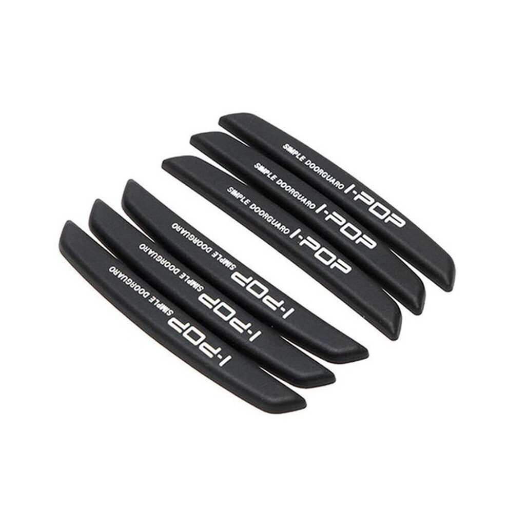(K) 6Pcs Auto Car Door Edge Protection Guards Anti-Collision Strip Trim Scratch 9486291585289