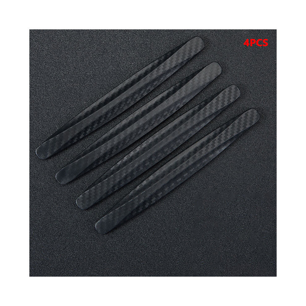 (Black) 4Piece Universal Front Rear Bumper Corner Protector Guard Car Anti-Collision Black 9486291586934