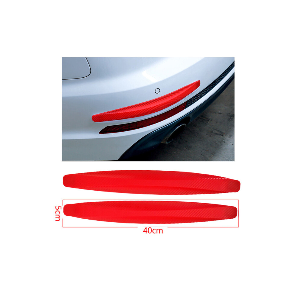 (Long -) Anti Collision Car Bumper Guard Strip Car Sticker Door Edge Guards Trim Red 9486291588976