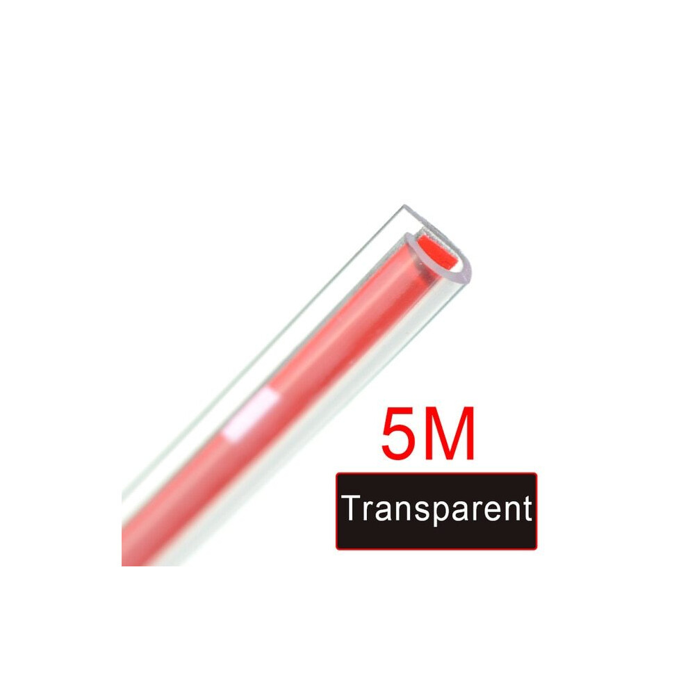 (5M-Transparent) 5M/10M U Type Universal Car Door Protection Edge Guards Trim Styling Moulding 9486291589386