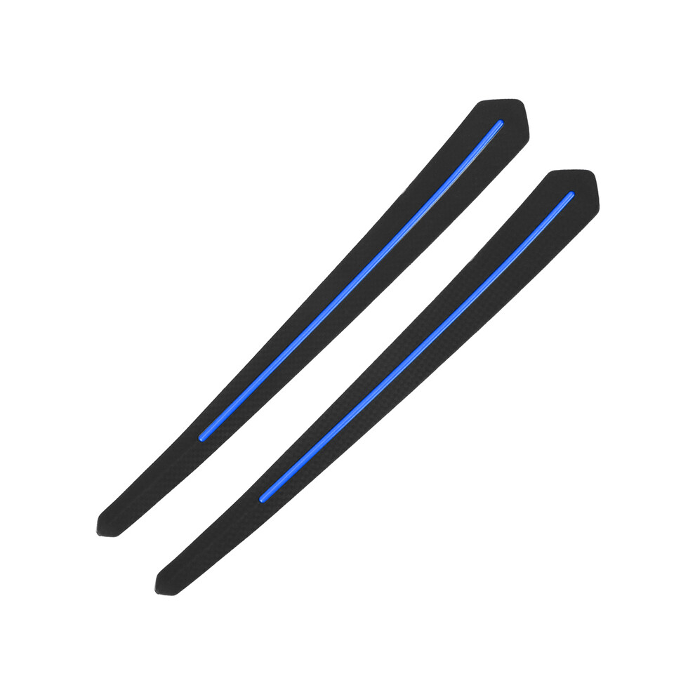 (Blue) 2Pcs Anticollision Protectors Auto Accessories Universal Carbon Fiber Blue 9486291589416