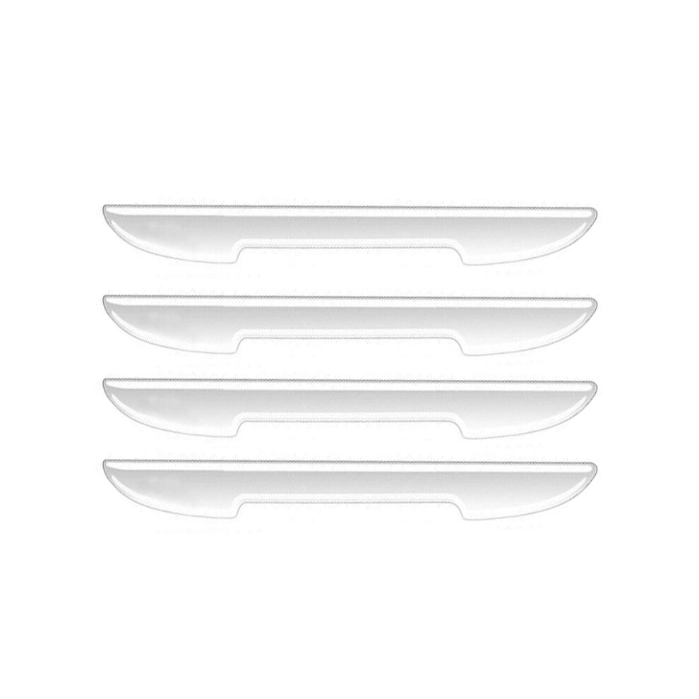 (4Pcs Protecor 02) Transparent Car Door Handle Bowl Protective Stickers Invisible Protection 9486291590023