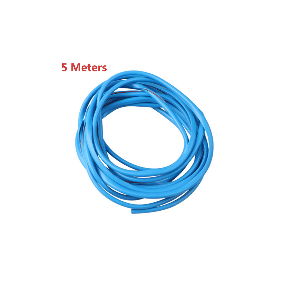 (Blue) 5M U Type Universal Car Door Protection Edge Guards Trim Styling Moulding Blue 9486291590146