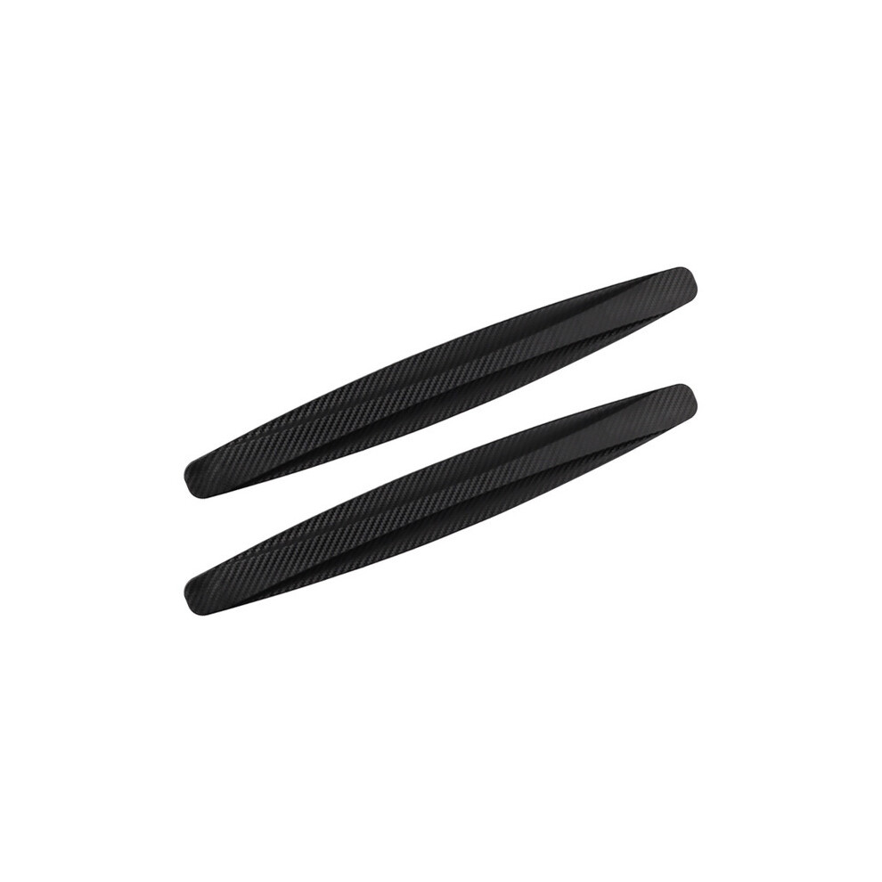 (Black) Car Bumper Protector Strip Guard Corner Protection Strip Anti-Collision Black 9486291591075