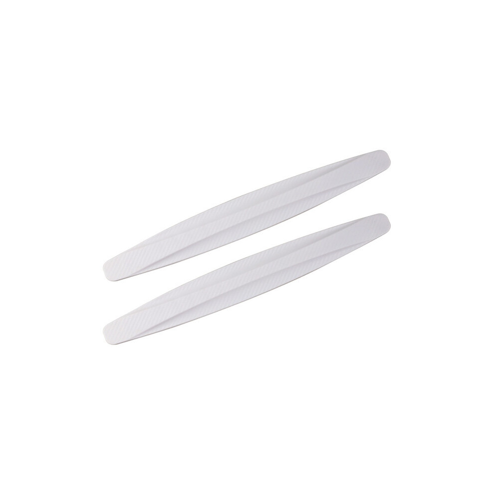 (White) Car Bumper Protector Strip Guard Corner Protection Strip Anti-Collision White 9486291591105