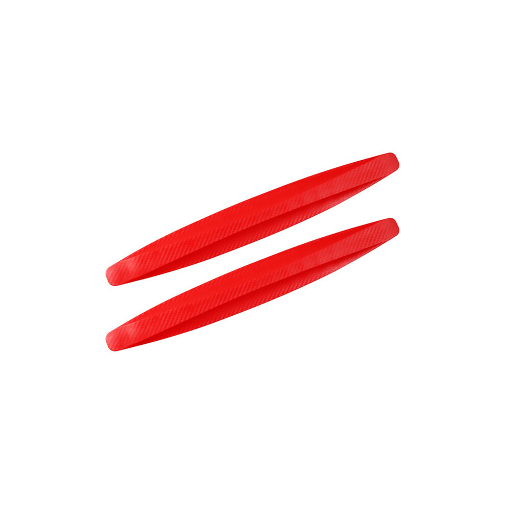 (Red) Car Bumper Protector Strip Guard Corner Protection Strip Anti-Collision Red 9486291591099