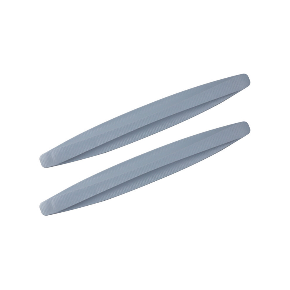 (1 Pair ) 2Pcs Car Bumper Protector Strip Guard Corner Protection Strips Scratch Gray 9486291591129
