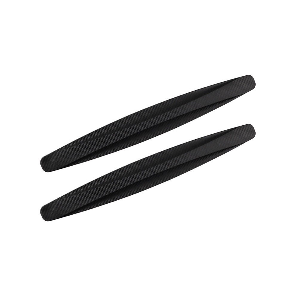 (1 Pair ) 2Pcs Car Bumper Protector Strip Guard Corner Protection Strips Scratch Black 9486291591112