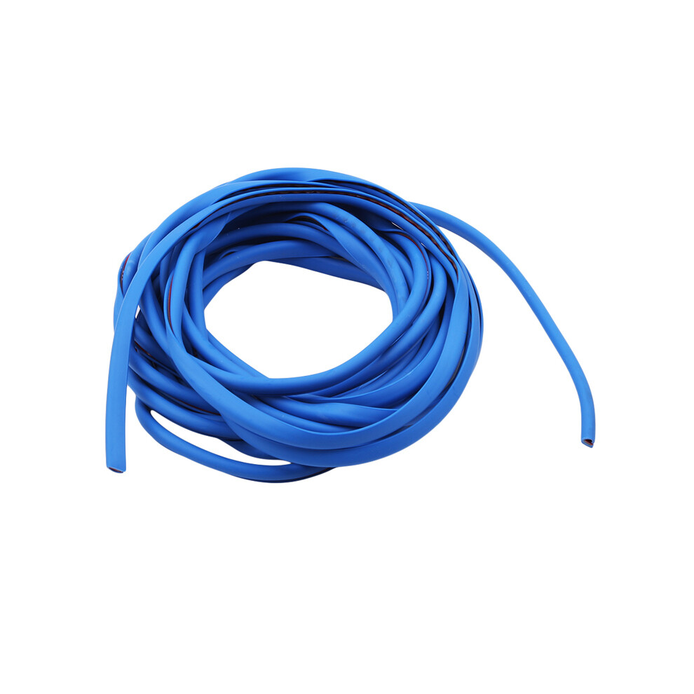 (Blue) 5M Auto Universal Car Door Edge Rubber Scratch Protector Moulding Strip Blue 9486291591181