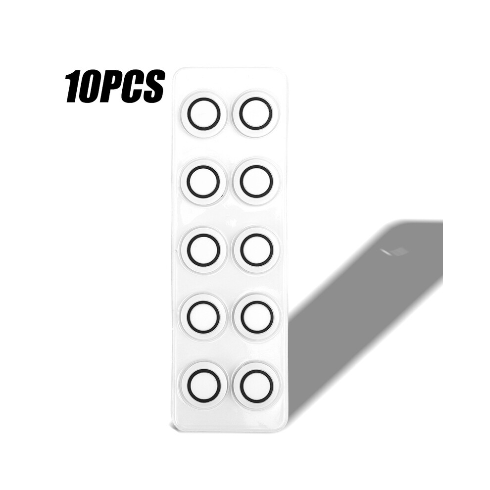 (10Psc ) Anti Collision Car Bumper Guard Pad Self-Adhesive Bumper Trunk Shock Absorber White 9486291591266