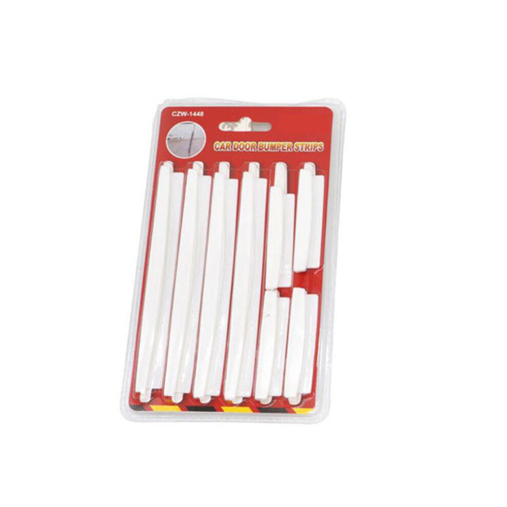 (1PC White) 8pcs/set Car Door Side Edge Protector Strip Auto SUV Scrape Guard Bumper-image-OPC-PF96MVV-NEW