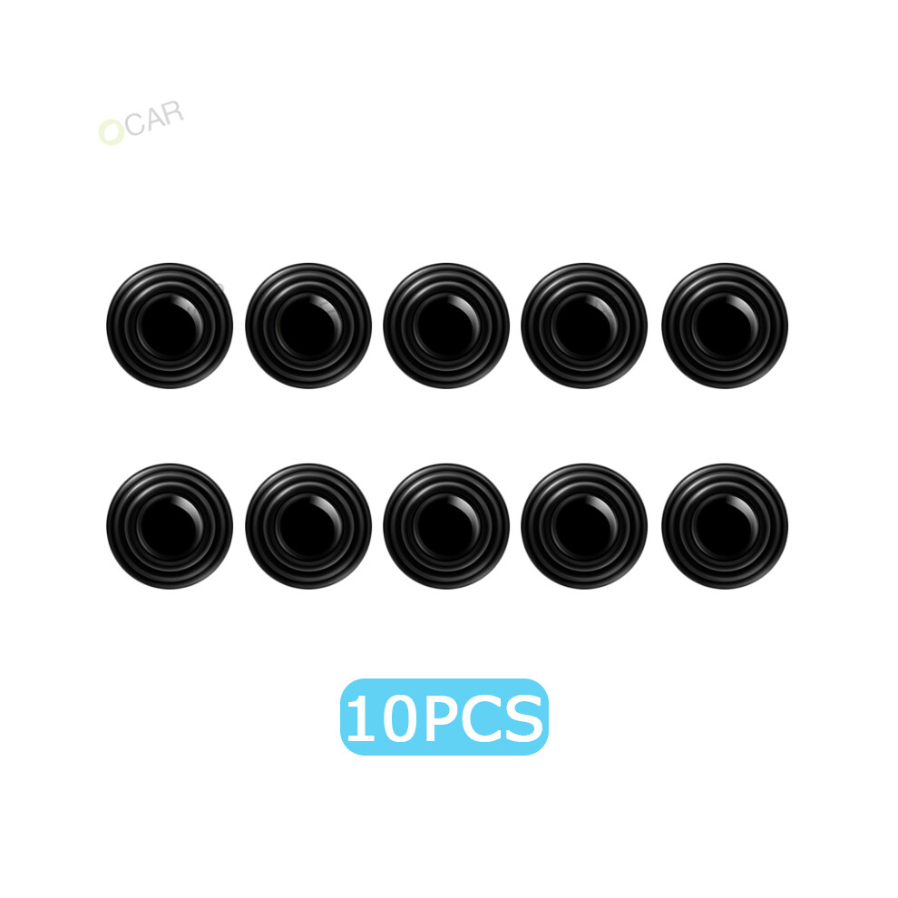 (10Pcs Without Logo) Car Anti-Collision Silicone Pad Shock Absorption Buffer Sound Insulation 9486291592119