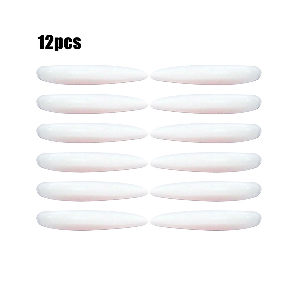 () 12Pcs Car Door Edge Guard Moldings Strip Bumper Protector Anti-Scratch White/Red 9486291594175