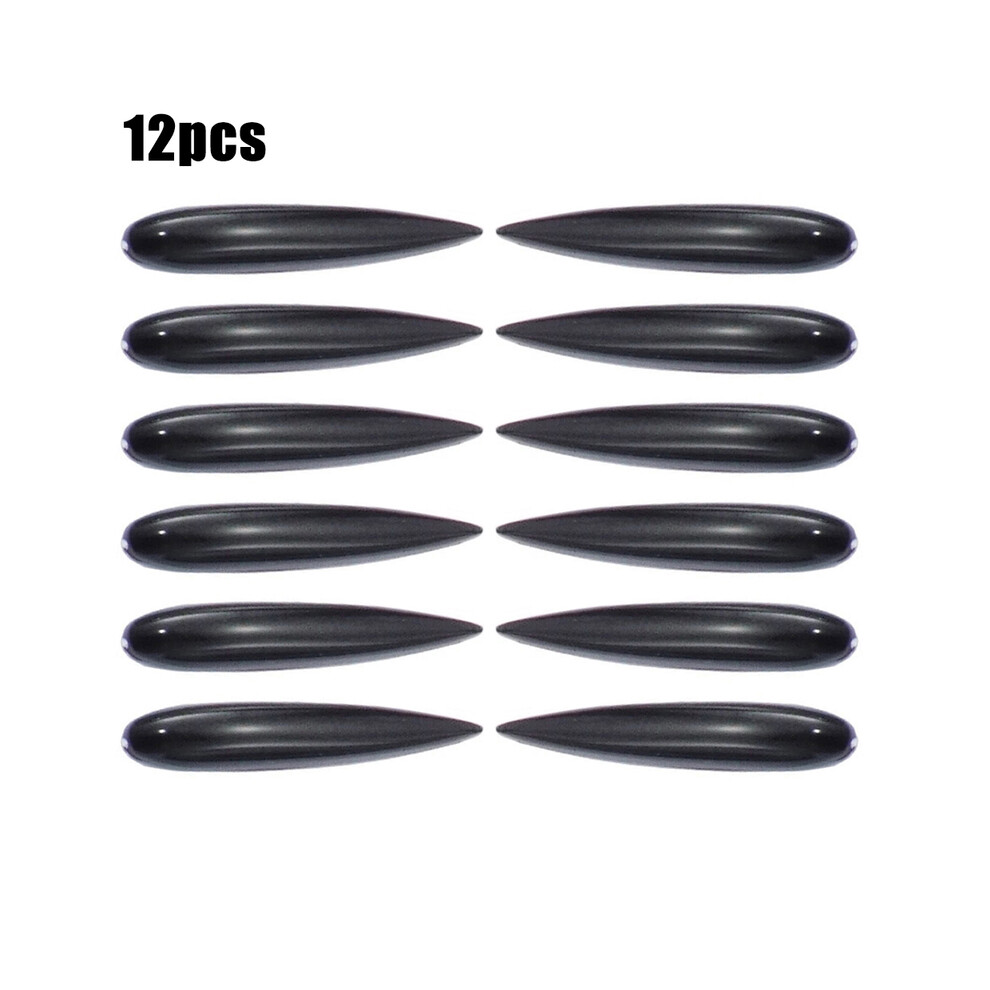 () 12Pcs Car Door Edge Guard Moldings Strip Bumper Protector Anti-Scratch Black/Red 9486291594151