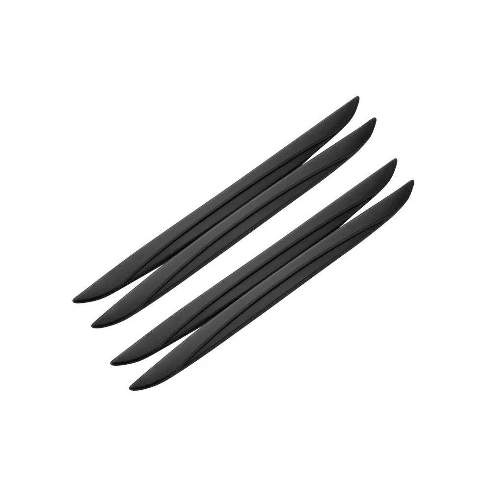 (4Pcs ) 4/6Pcs Set Universal Scrape Guard Bumper Guards Car Door Edge Protector Black 9486291593741