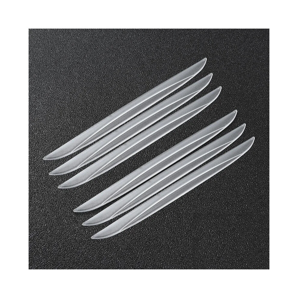 (6Pcs Transparent) 4/6Pcs Set Universal Scrape Guard Bumper Guards Car Door Edge Protector 9486291593802