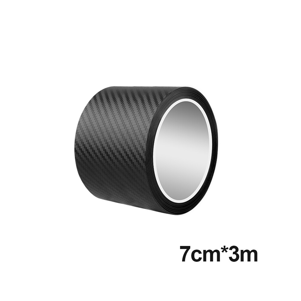 (7Cm X 3M) 3D Carbon Fiber Car Sticker Anti Scratch Door Sill Protector Door Nano 9486291594984