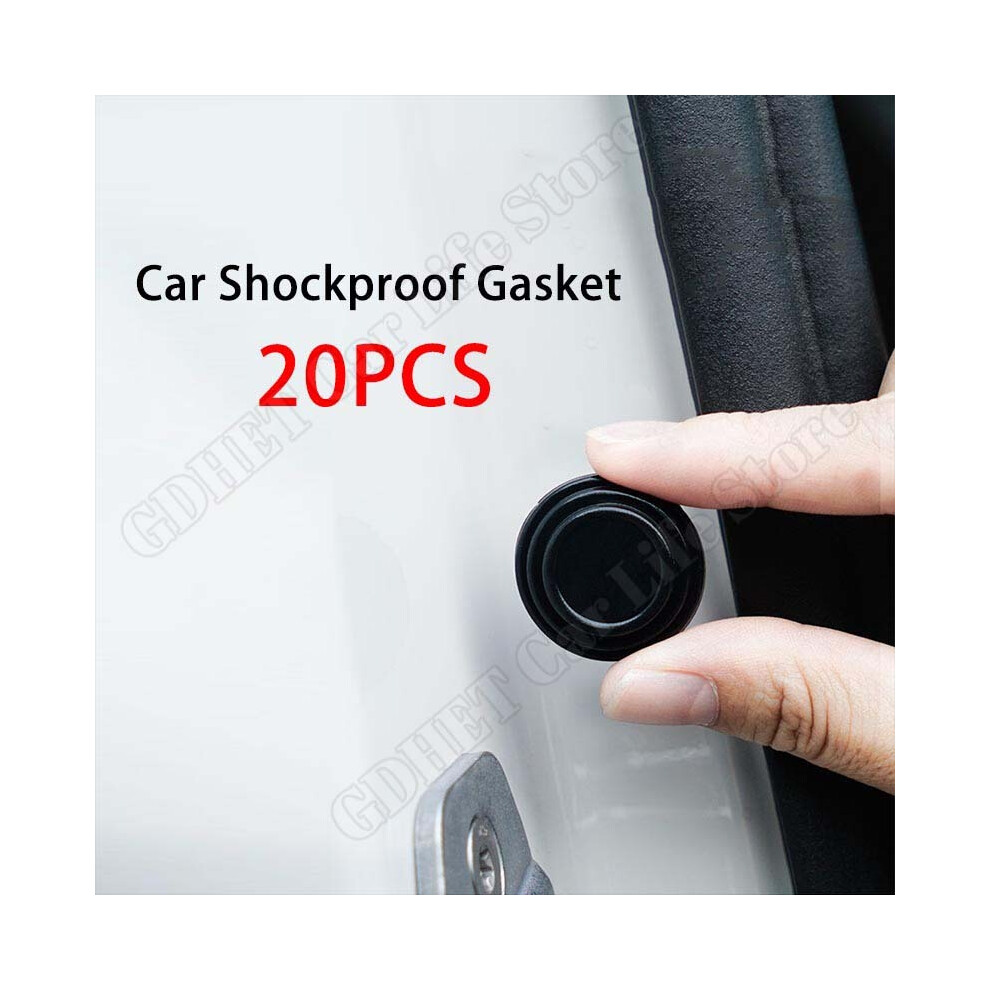 (Gasket 20Pcs) Car Door Shock Absorbing Gasket Car Shockproof Thickening Cushion Stickers 9486291595141