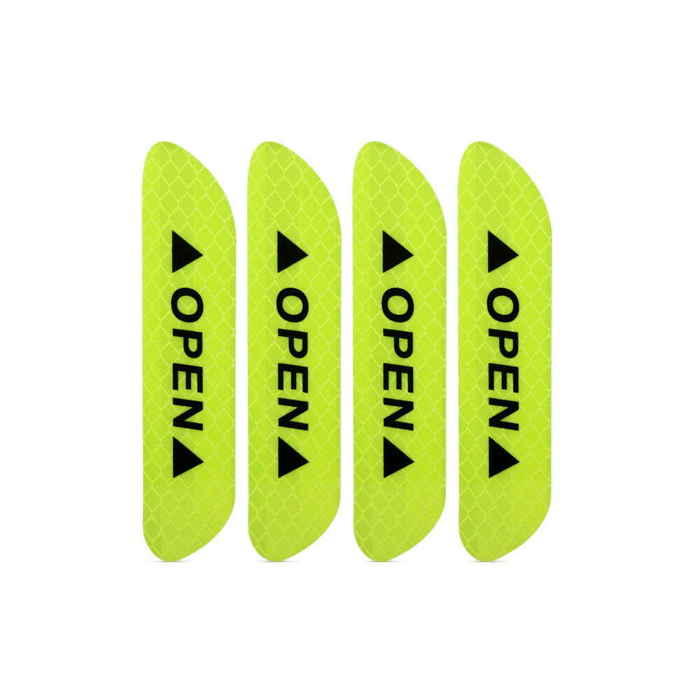 (Green) Car Warning Mark Night Safety Sticker For Chevrolet Cruze Trax Aveo Sonic Green 9486291596025