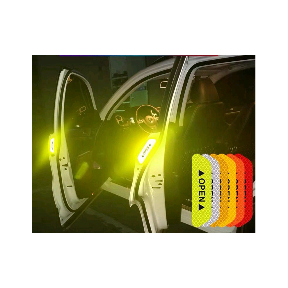 (Send 4Pcs Randomly) Car Warning Mark Night Safety Sticker For Chevrolet Cruze Trax Aveo Sonic 9486291596049
