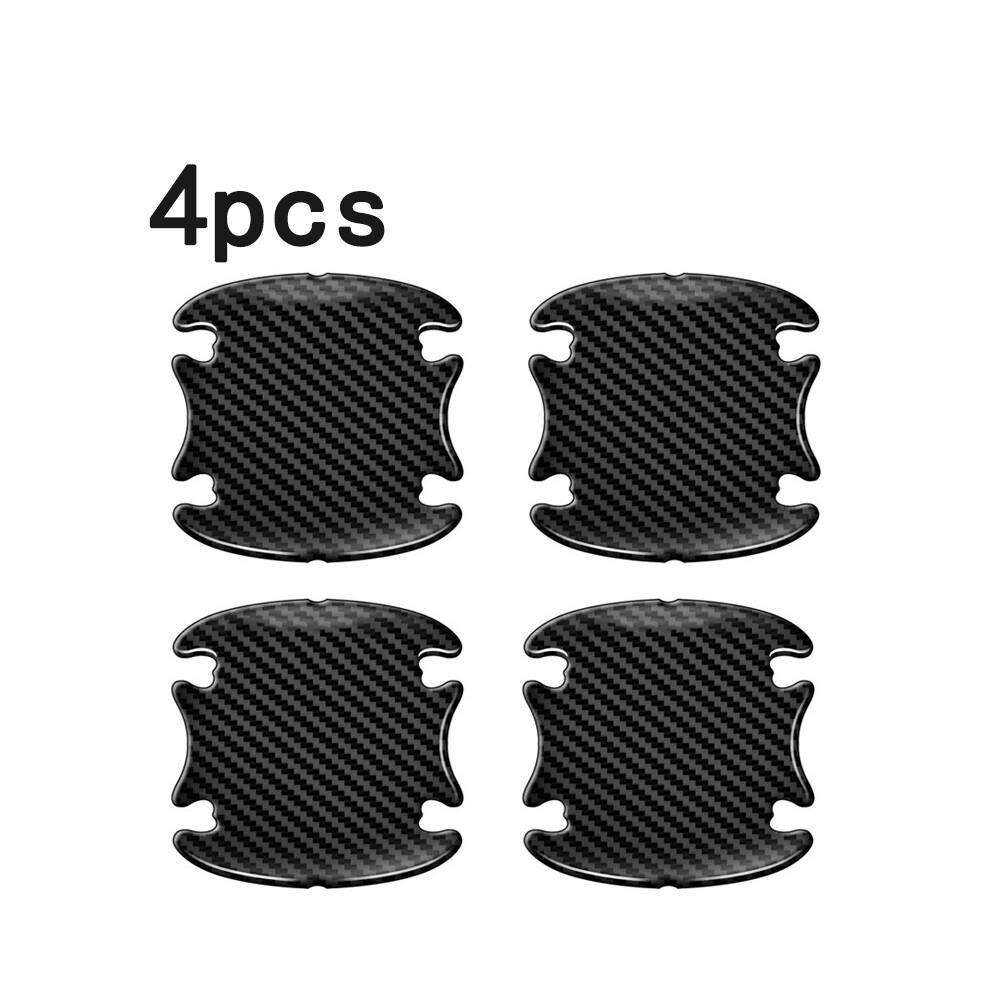 (4) Car Door Handle Bowl Scratch Protective Invisible Stickers Silicon Rearview 9486291598562