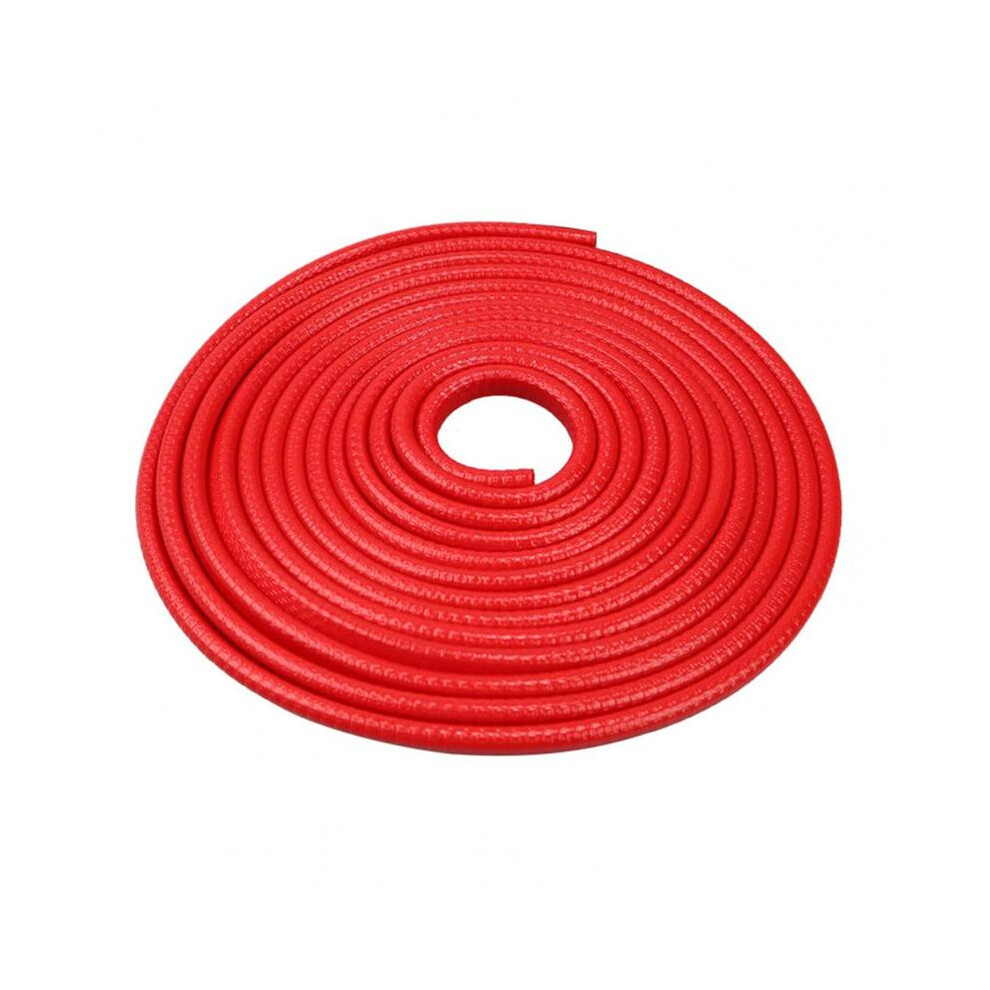 (Red) Car Door Anti-Collision Strip Anti-Collision Anti-Scratch U-Shaped Protective Red 9486291599040