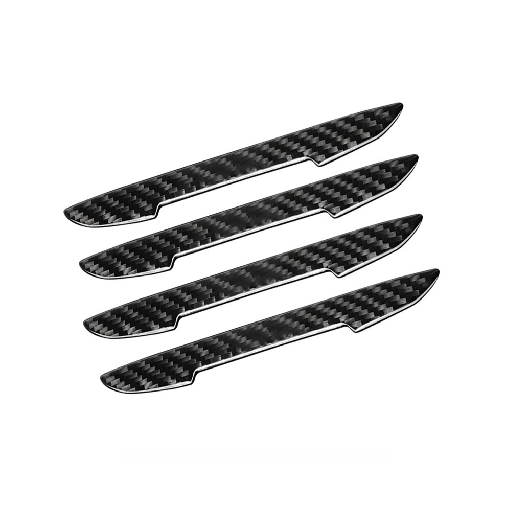 (Door Bowl B) Car Door Handle Bowl Scratch Protective Carbon Fiber Vinyl Anti Scratches 9486291598913
