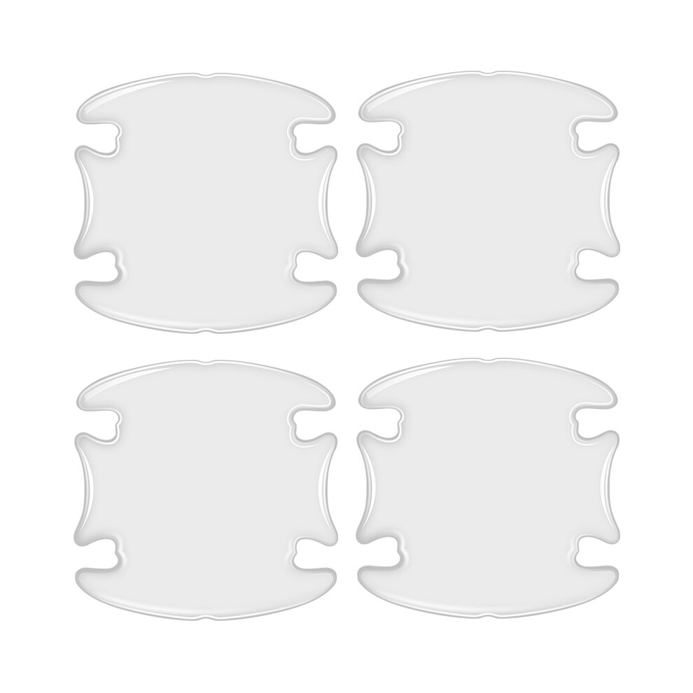 (Door Bowl) Car Door Handle Bowl Scratch Protective Carbon Fiber Vinyl Anti Scratches 9486291598906
