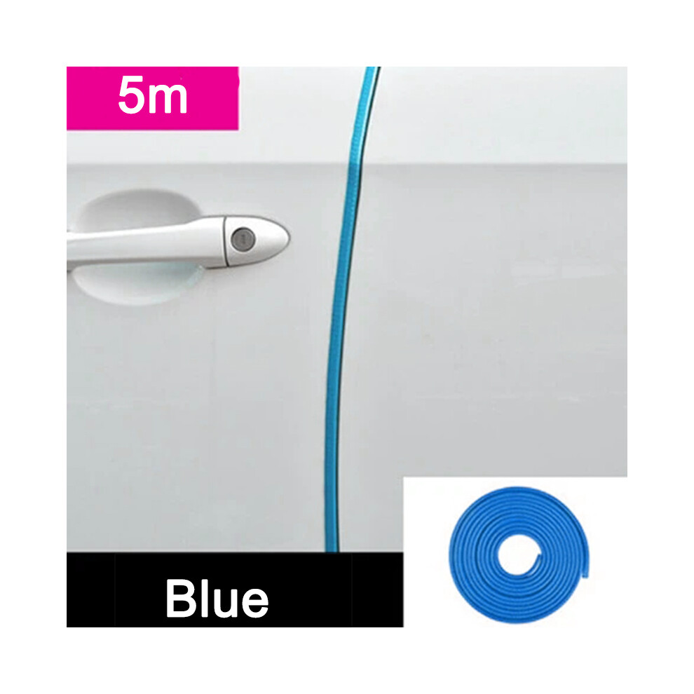 (5) 5M Car Door Edge Scratch Protector Strip Guard Trim Auto Door U Type Car 9486291601248