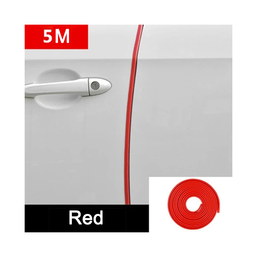 (3) 5M Car Door Edge Scratch Protector Strip Guard Trim Auto Door U Type Car 9486291601224