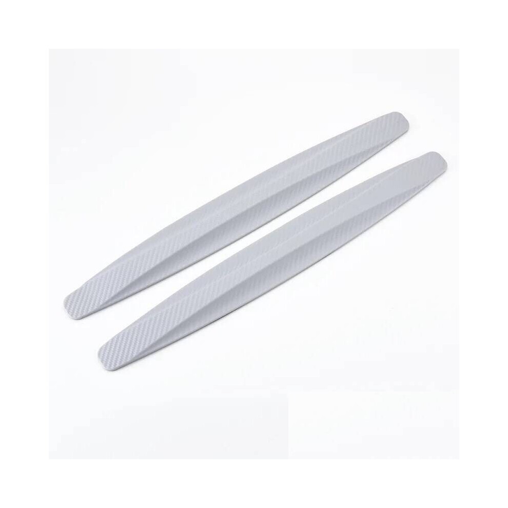 (Grey) Universal Front Rear Bumper Corner Protector Guard Car Anti-Collision Grey 9486291603457