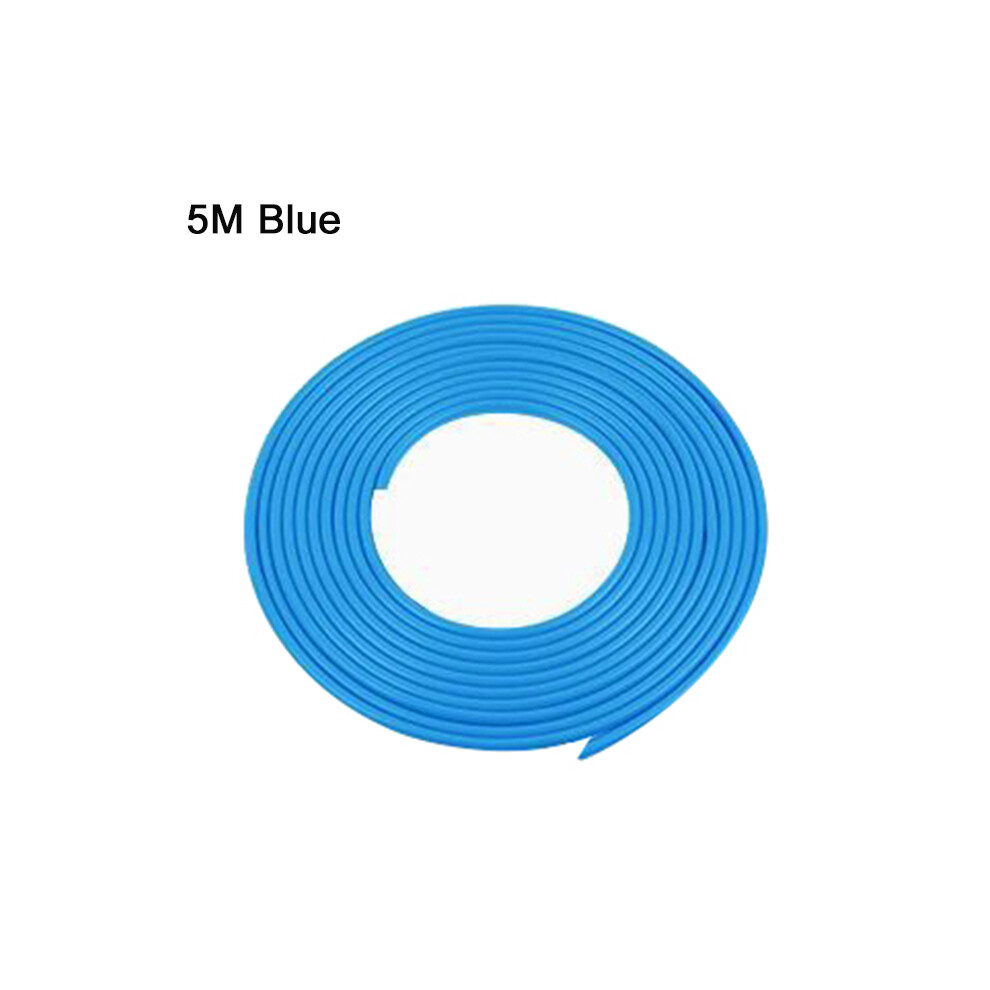 (5M ) Car Door Anti Collision Strip U Type Universal Car Door Protection Edge Blue 9486291603051