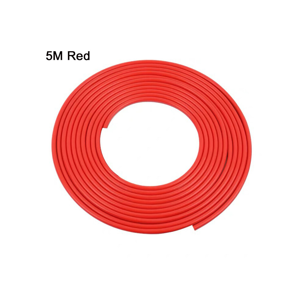 (5M ) Car Door Anti Collision Strip U Type Universal Car Door Protection Edge Red 9486291603075