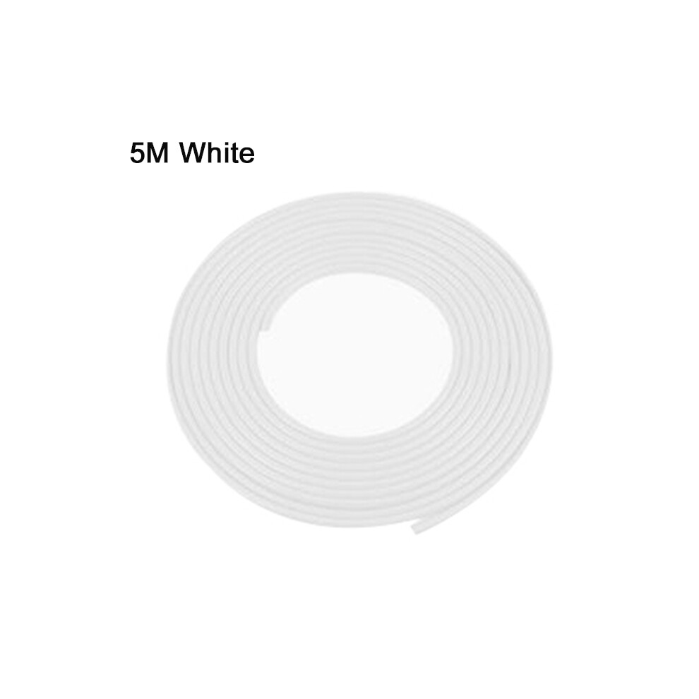 (5M ) Car Door Anti Collision Strip U Type Universal Car Door Protection Edge White 9486291603099