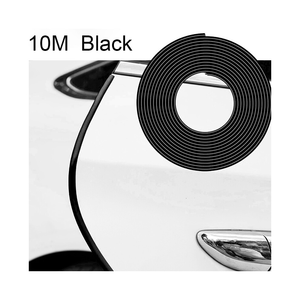 ( 10M) Car Door Anti Collision Strip Universal U Type Car Door Protection Edge Black 9486291601972