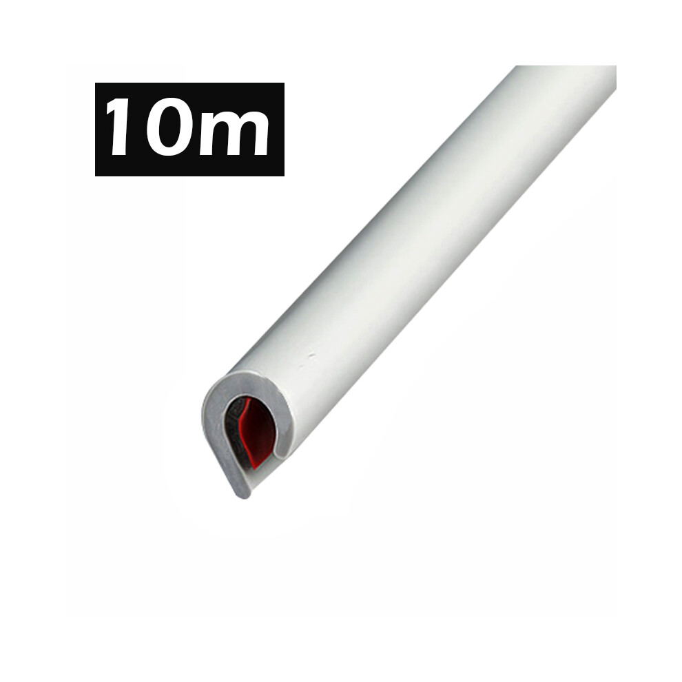 ( 10M) Car Door Edge Scratch Protector Strip Guard Trim Auto Door Anti Collision Grey 9486291601637