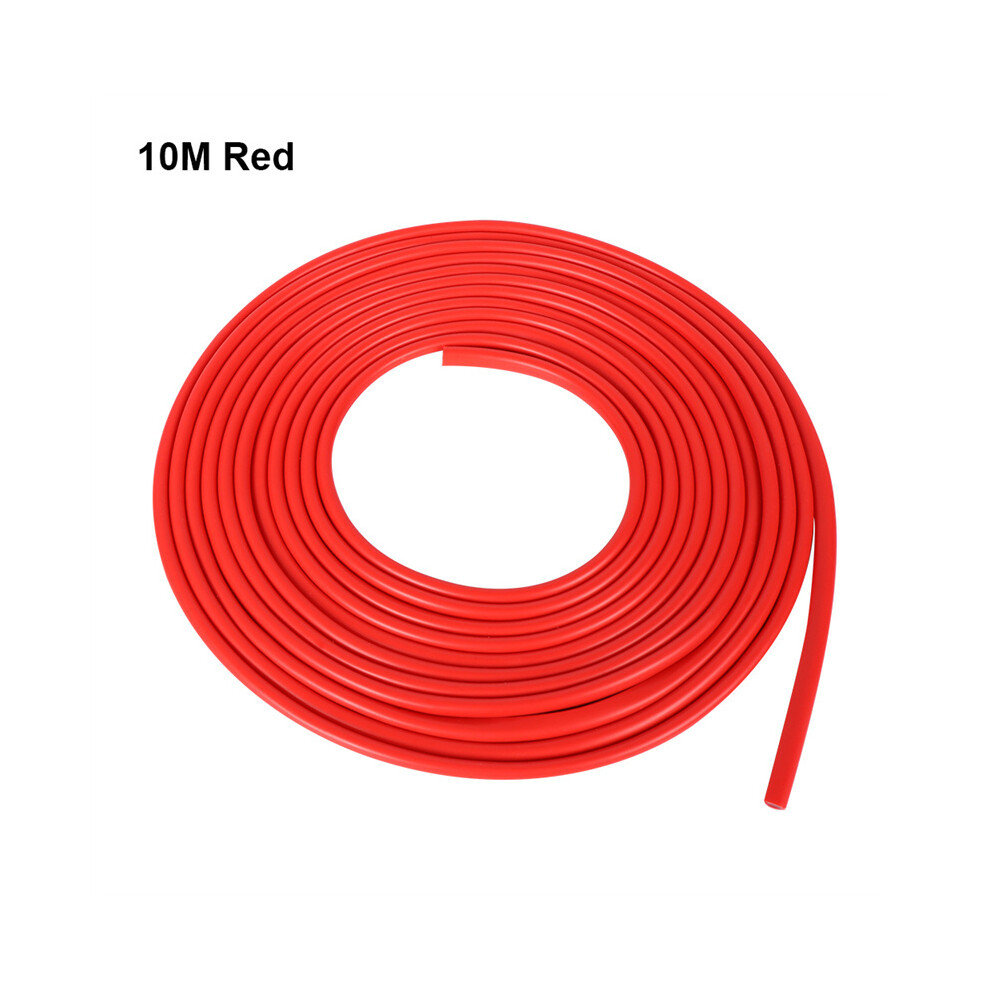 (10M ) 2M/5M/10M Car Door Protector Anti Collision Strip U Type Universal High Red 9486291603327