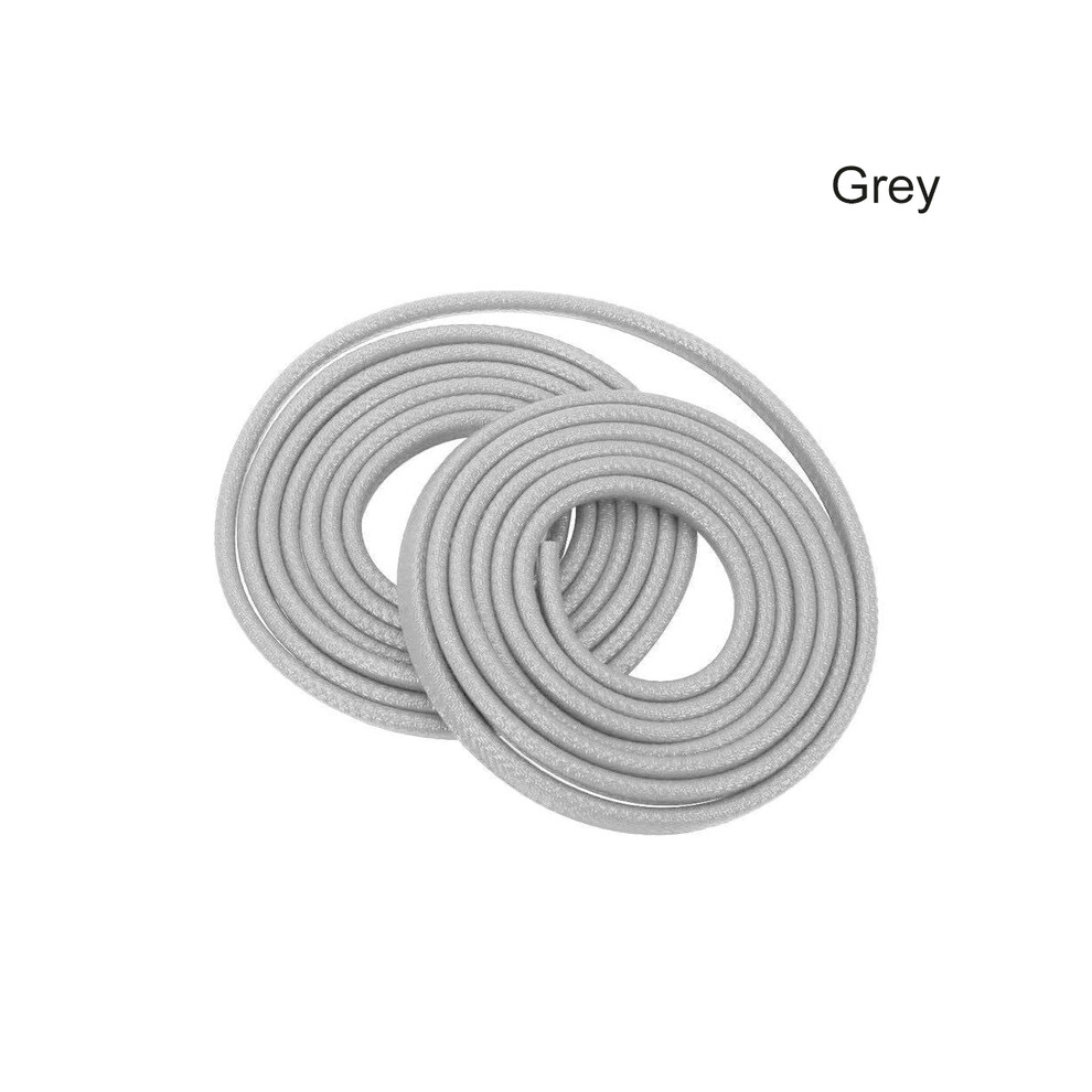 (Gray) Car Door Protector Edge Scratch Strip Guard Trim Automobile Door Anti Gray 9486291602948