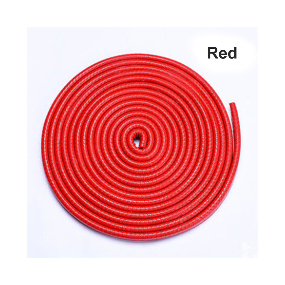 (Red) Car Door Protector Edge Scratch Strip Guard Trim Automobile Door Anti Red 9486291602955