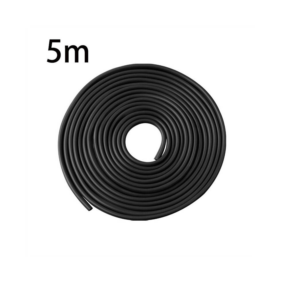( 5M) Car U Type Car Door Protection Clear Edge Guards Trim Styling Moulding Black 9486291603532