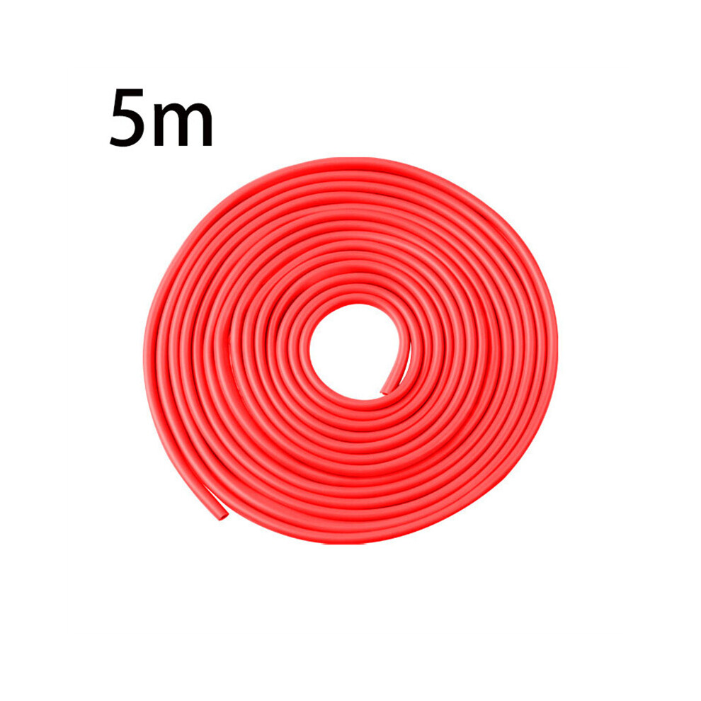 ( 5M) Car U Type Car Door Protection Clear Edge Guards Trim Styling Moulding Red 9486291603624