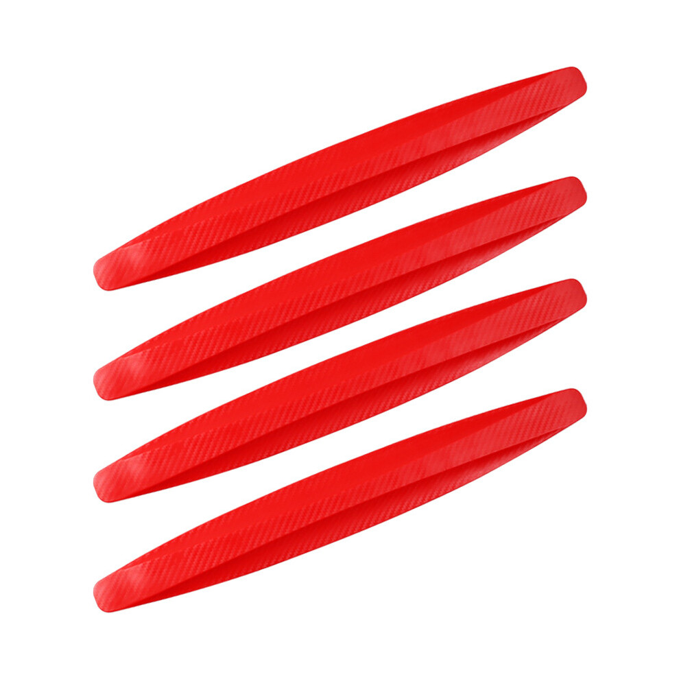 (-4Pcs) 2/4Pcs Auto Accessories Car Bumper Protector Strip Guard Corner Protection Red 9486291605239