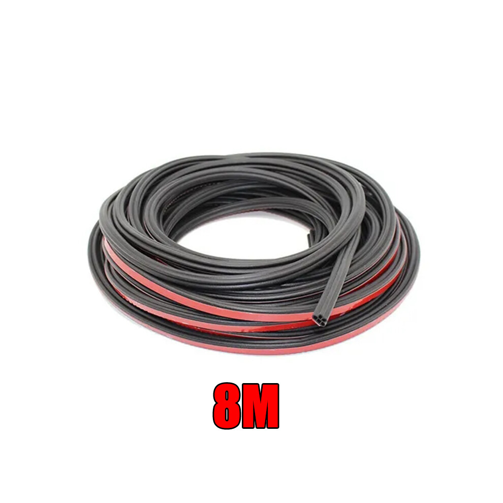 (8M) Double Layer Car Door Rubber Seal Stripe Noise Insulation Sealing Strip 9486291606502
